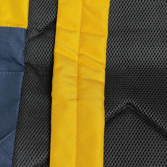 Roll Top Backpack Blue & Yellow.. New! - Picture 14 of 15